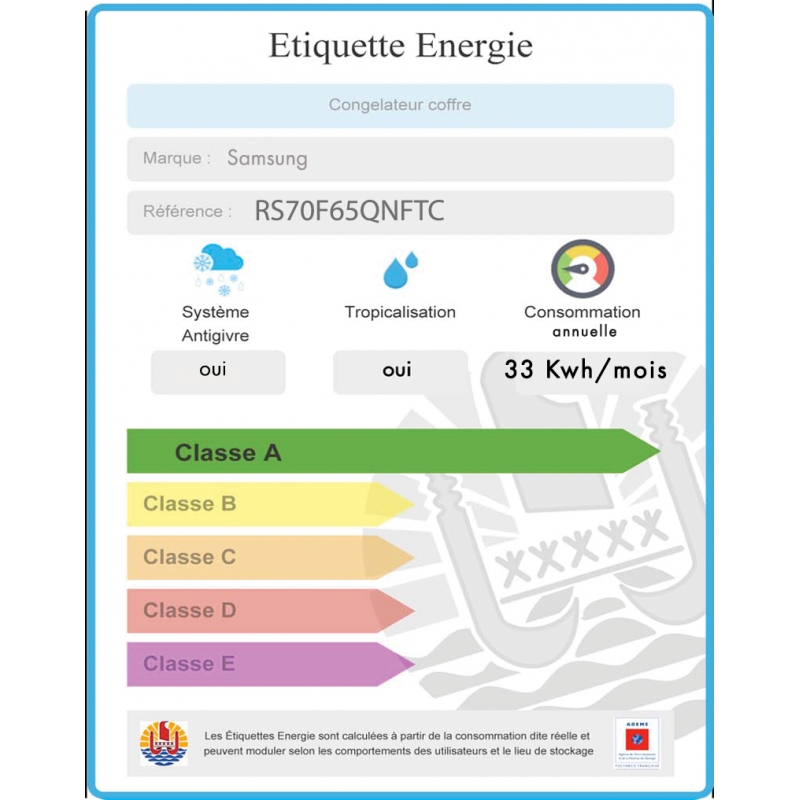 Réfrigérateur 655L SAMSUNG