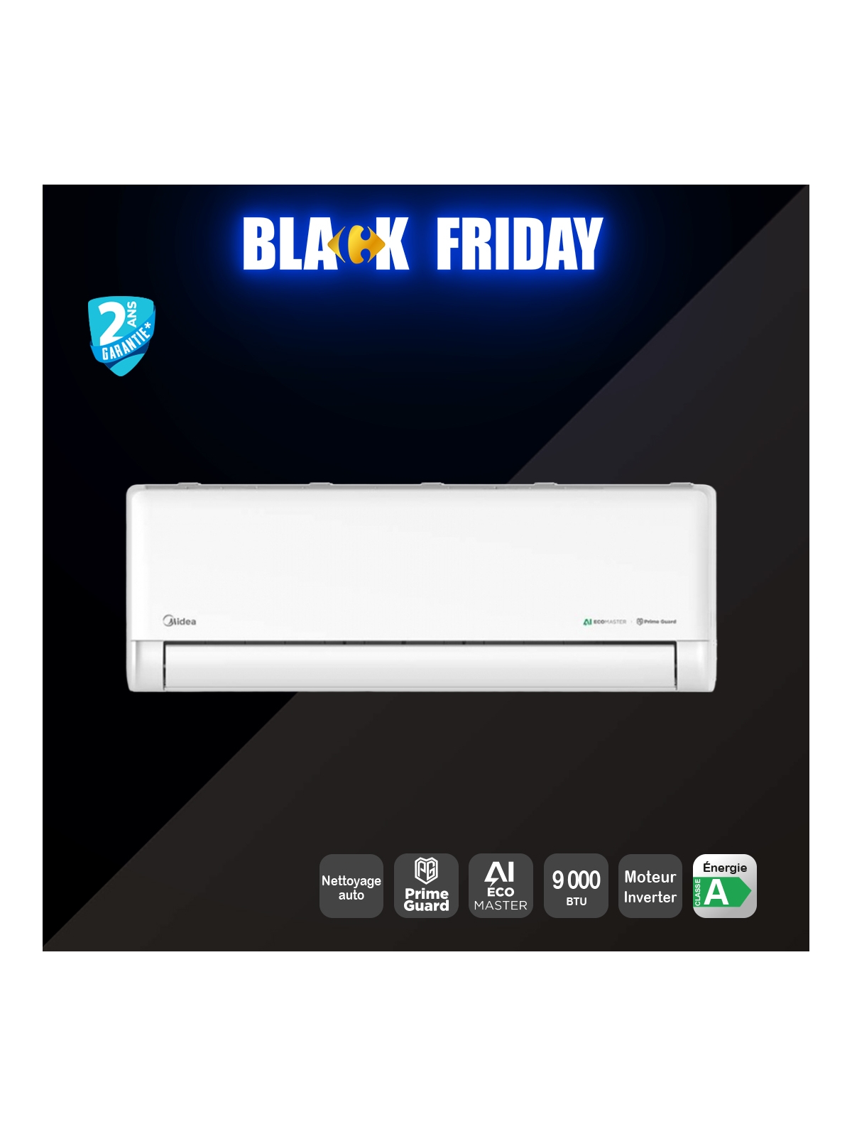 Climatiseur 9000BTU Avigator MIDEA