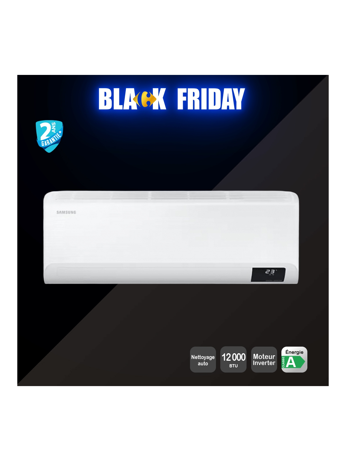 Climatiseur 12 000BTU Inverter SAMSUNG