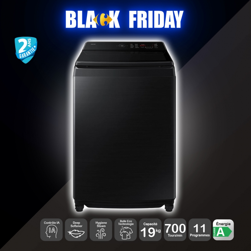 Machine à laver 19kg Top Load SAMSUNG