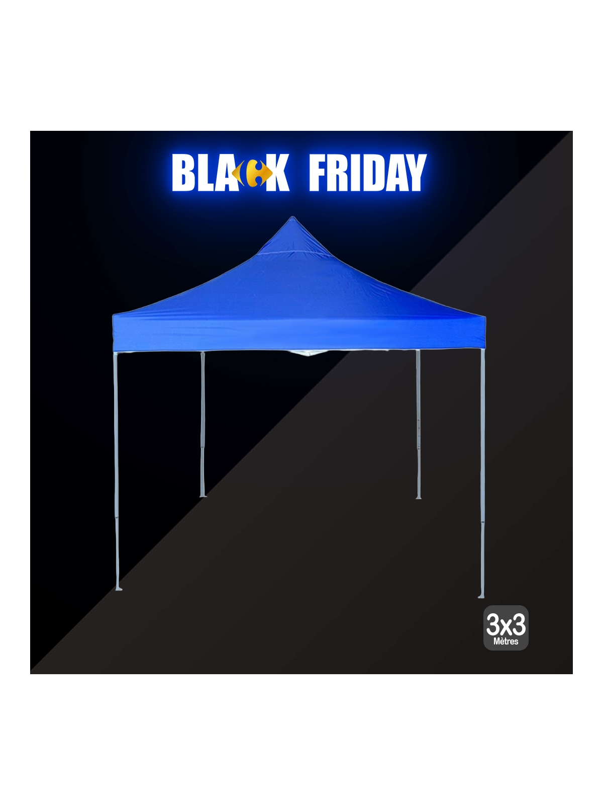 Chapiteau 3x3m Bleu
