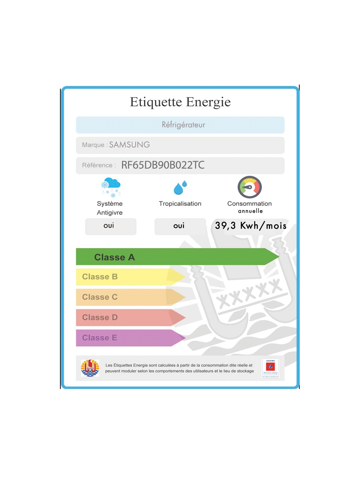 Réfrigérateur 681L SAMSUNG