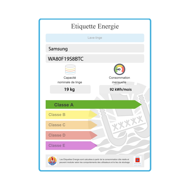 Machine à laver 19kg Top Load SAMSUNG