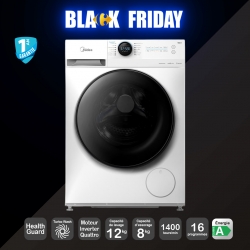 Machine à laver + Sèche linge 12kg MIDEA