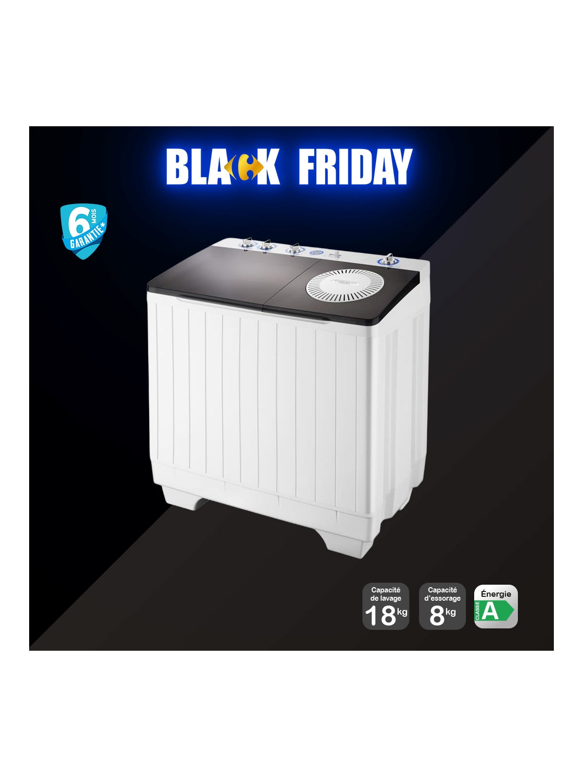 Machine à laver 18kg SUPERB