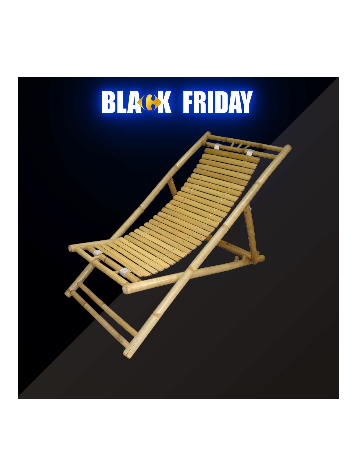 Fauteuil Relax Bambou Naturel