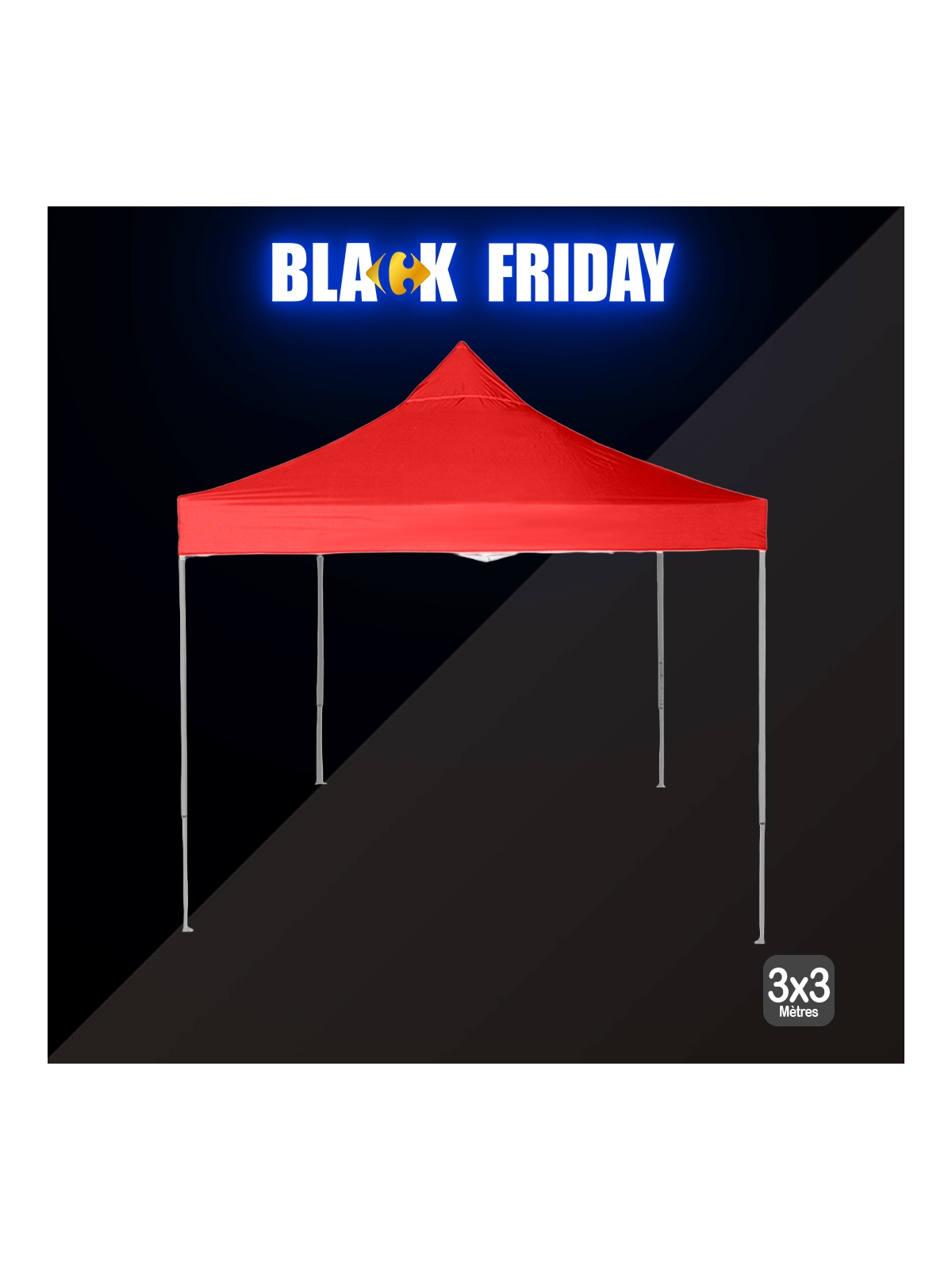 Chapiteau 3x3m Rouge