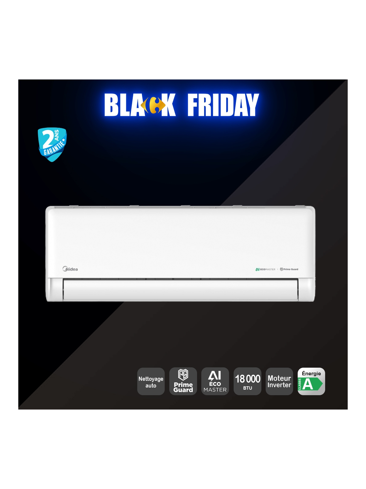 Climatiseur 18 000BTU Avigator MIDEA