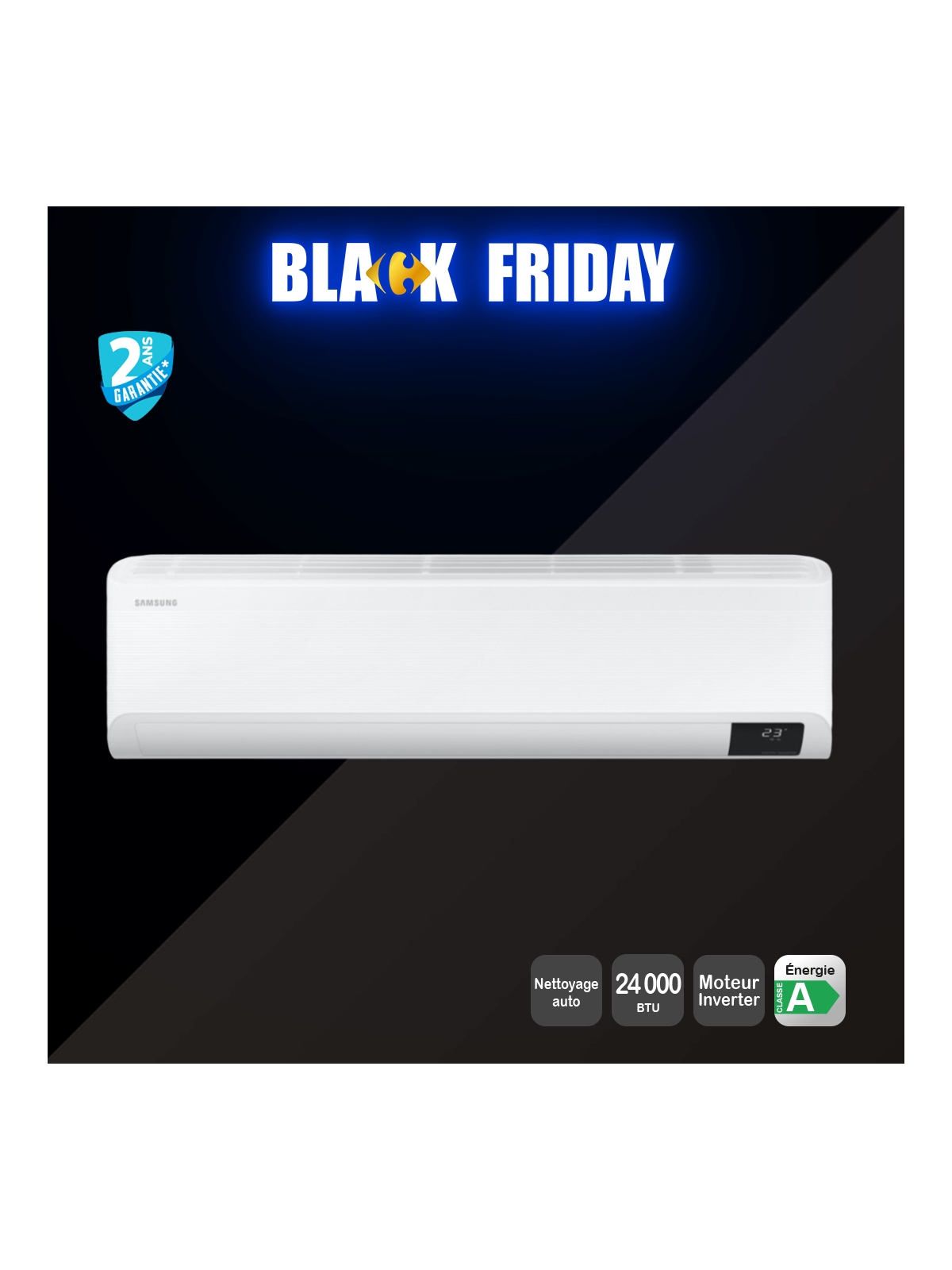 Climatiseur 24 000BTU Inverter SAMSUNG