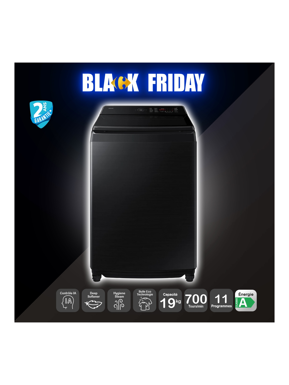 Machine à laver 19kg Top Load SAMSUNG