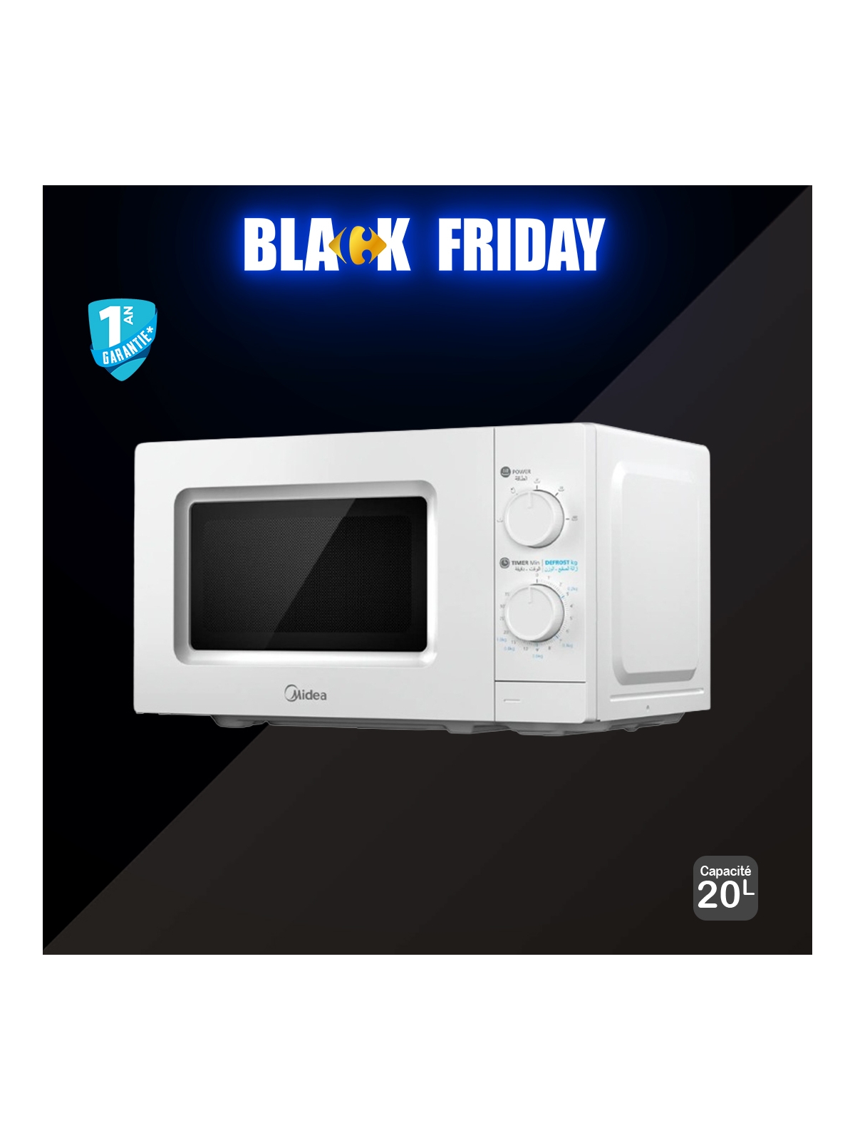 Micro-ondes 20L MIDEA