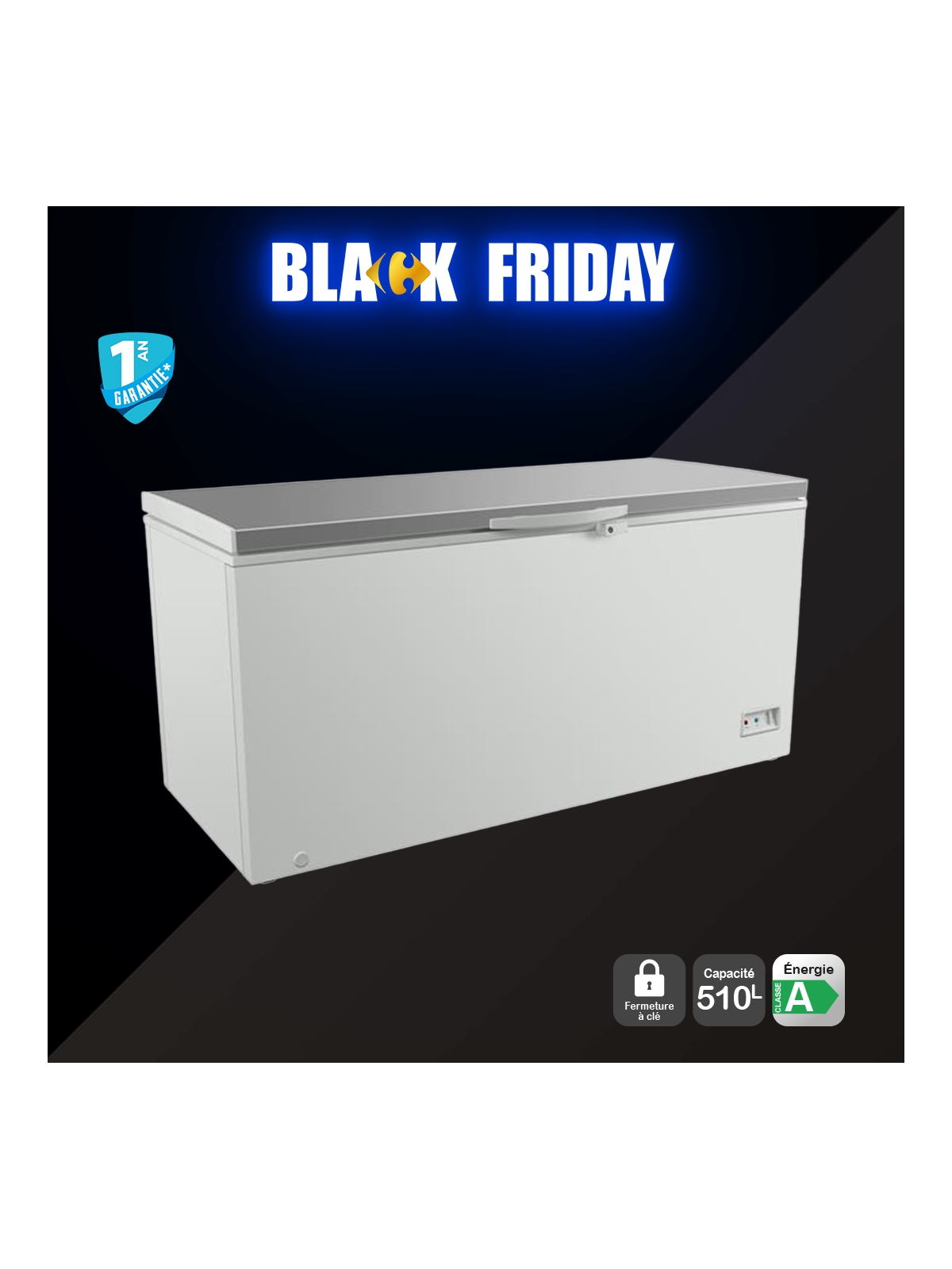 Congélateur 510L CHIGO
